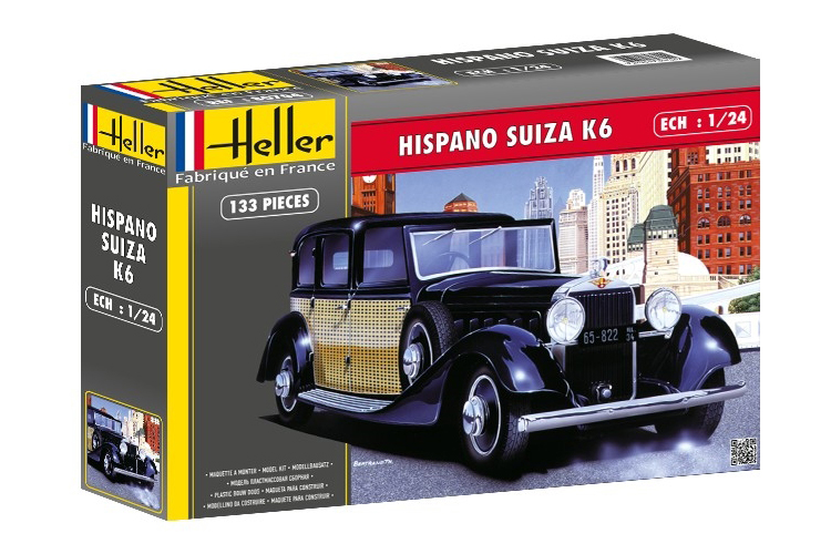 Modell bil - Hispano Suiza K6 - 1:24 - HE