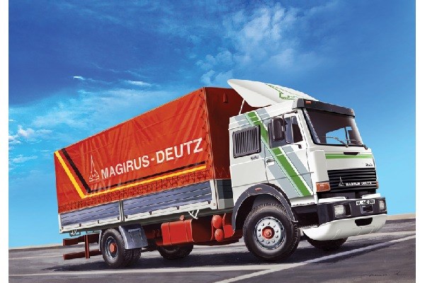 Byggmodell lastbil - Magiruz Deutz 360M19 Canvas Truck - 1:24 - IT