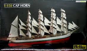 Byggmodell segelbåt - Cap Horn 74 cm - 1:150 - He