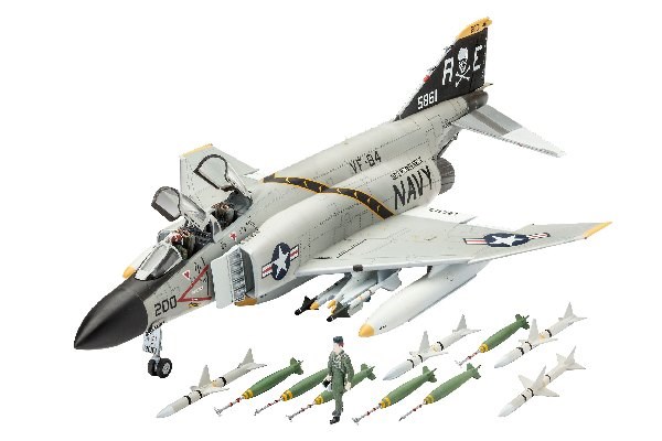 Byggmodell flygplan - F-4J Phantom II - 1:72 - Revell