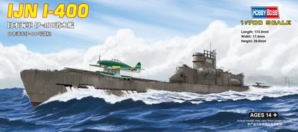 Byggmodell ubåt - Japanese I-400 Class - 1:700 - HobbyBoss