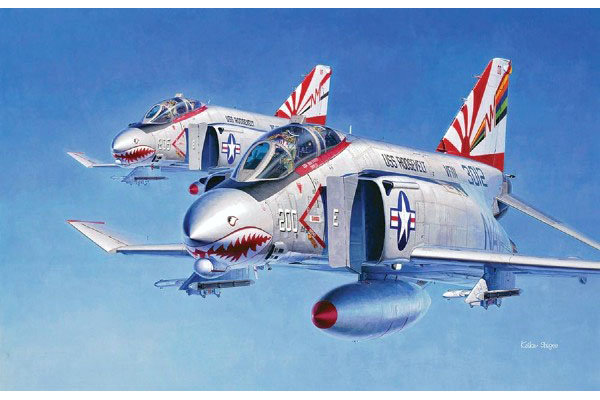 Byggmodell flygplan - F-4B/N Phantom II - 1:72 - Hasegawa