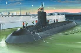 Byggmodell ubåt - USS Virginia SSN-774 - 1:350 - Hobbyboss
