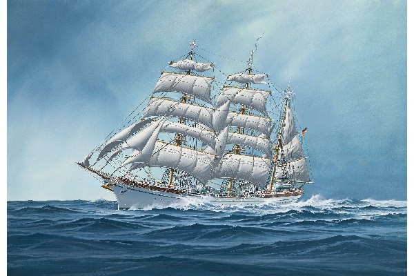 Byggmodell segelfartyg - Gorch Fock - 60th Anniv. - 1:253 - Revell