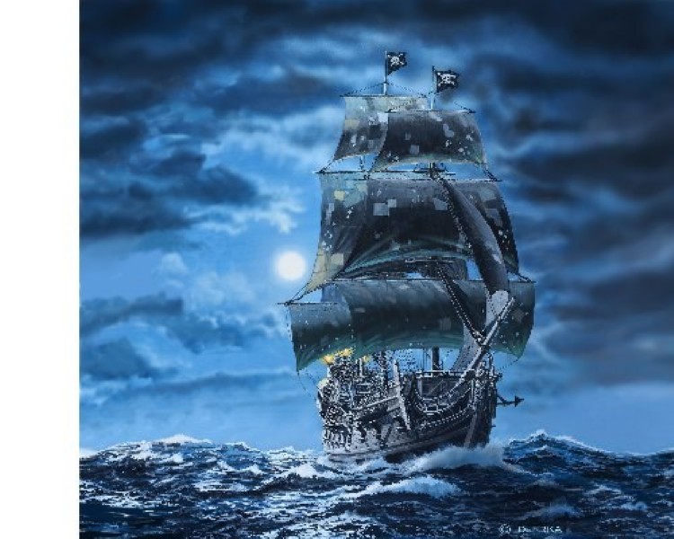 Byggmodell segelbåt - Black Pearl - 1:72 - Revell