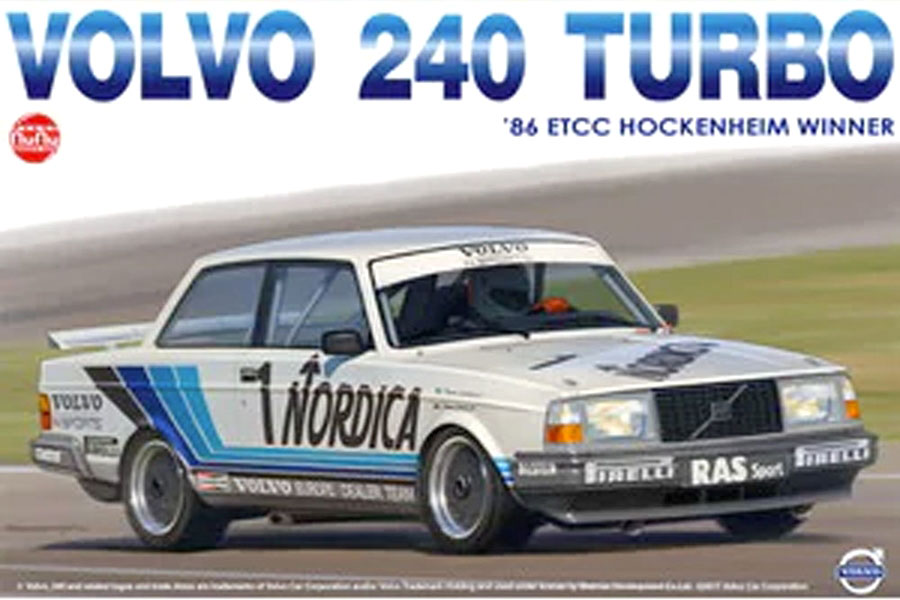 Byggmodell bil - Volvo 240 Turbo 1986 ETCC Hockenheim Winner - 1:24 - Beemax