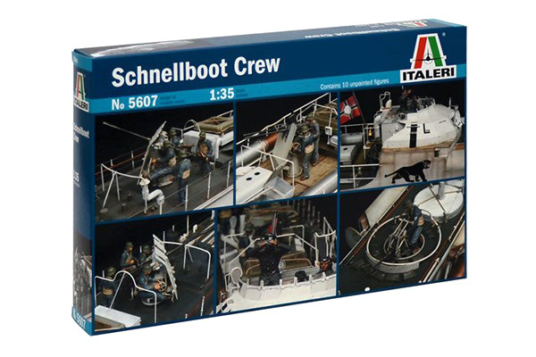 Fartygsbesättning -  SCHNELLBOOT CREW - 1:35-  Italieri