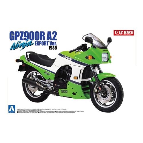 Byggmodell motorcykel - Kawasaki GPZ900Z Ninja A2 Export - 1:12 - Aoshima
