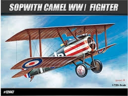 Byggmodell flygplan - Sopwith Camel 1:72 Academy
