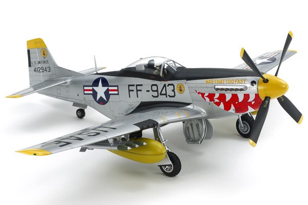 Byggmodell flygplan - North American F-51D Mustang Korean War - 1:32 - Tamiya