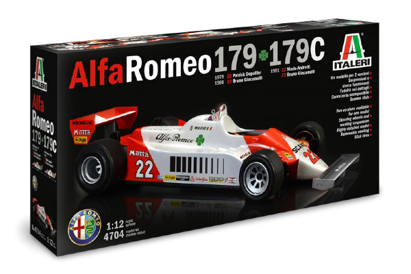 Byggmodell bil - Alfa Romeo 179 F1 - 1:12 - Italieri