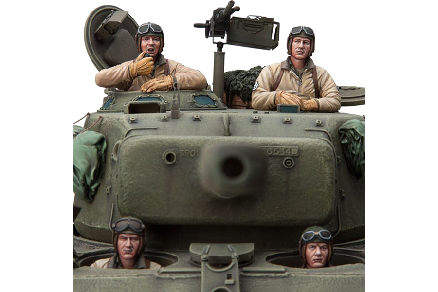 Figurenbausatz U.S Panzer Besatzung Set 4 - 1:16 - Sol Model