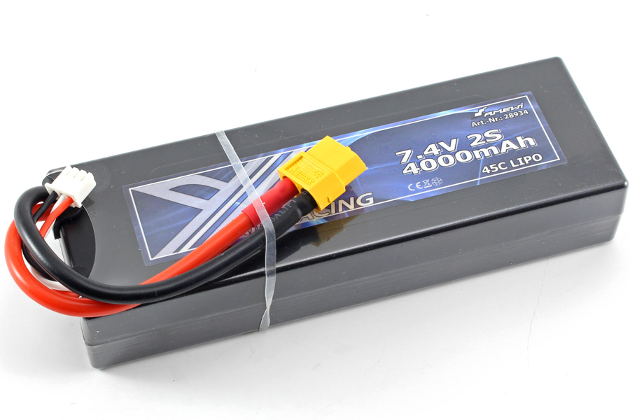 Batteri - 7,4V 4000mAh LiPo 45C XT60