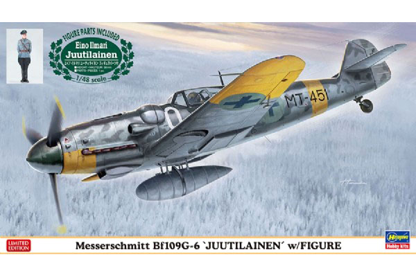 Byggmodell flygplan - Messerschmitt Bf109G-6 - 1:48 - Hasegawa