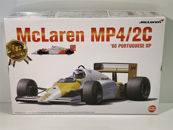 Byggmodell bil - McLaren MP4/2C Portuguese GP 1986 - 1:20 - Nunu