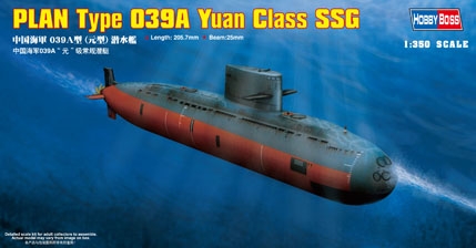 Byggmodell ubåt - PLAN Type 039A Yuan class - 1:350 - HobbyBoss