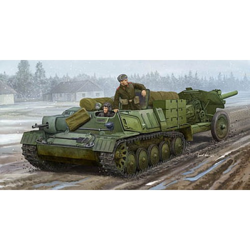 Byggmodell stridsfordon - Soviet At-P Artillery - 1:35 - Trumpeter