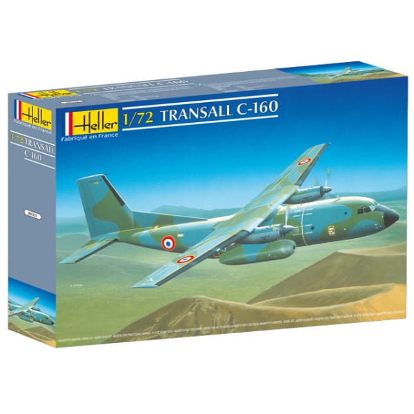 Byggmodell flygplan - Transall C 160 - 1:72 - Heller