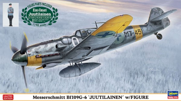 Byggmodell flygplan - Messerschmitt Bf109G-6 - 1:48 -  Hasegawa