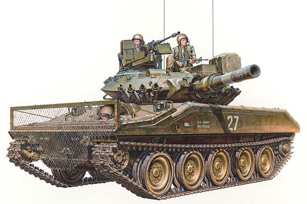 Byggmodell tank - U.S. Airborne Tank M551 Sheridan - 1:35 - Tamiya