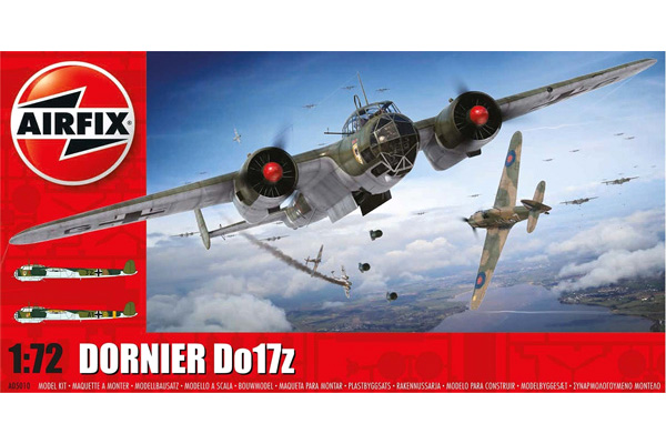 Byggmodell flygplan - Dornier Do17Z - 1:72 - Airfix