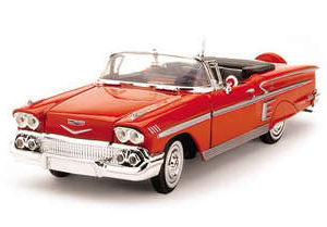 Byggmodell bil - Chevy Impala Convertible 1958 - 1:24 - TE