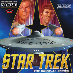 Byggmodell Star Trek - TOS Enterprise, 50th Anniversary Edition - 1:350 - Polar