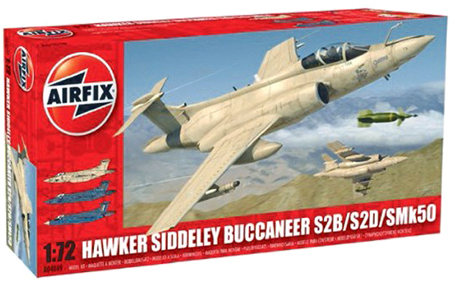 Byggmodell flygplan - Hawker Siddeley Buccaneer S2B/S2D - 1:72 - AirFix