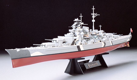 Byggmodell slagskepp - Bismarck - 1:350 - Tamiya