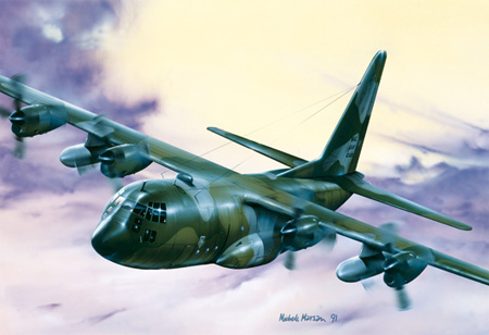 Modellflygplan - C-130 Hercules E/H - 1:72 - Italeri