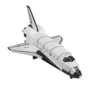 Space shuttle  (pre pained metal and plastic, EASY BUILD) - 1:180