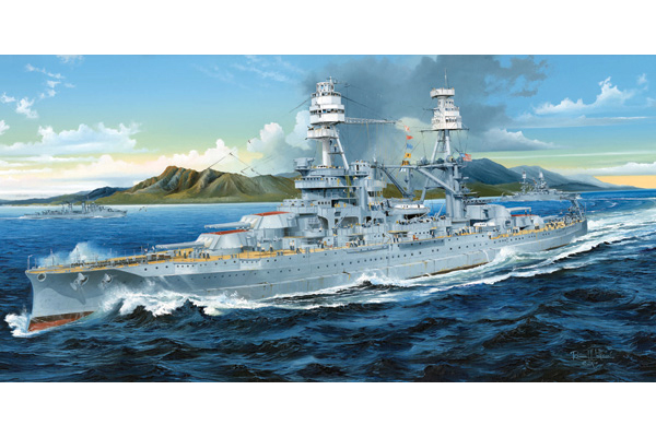 Krigsfartyg modell - USS ARIZONA BB-39 - 1:200