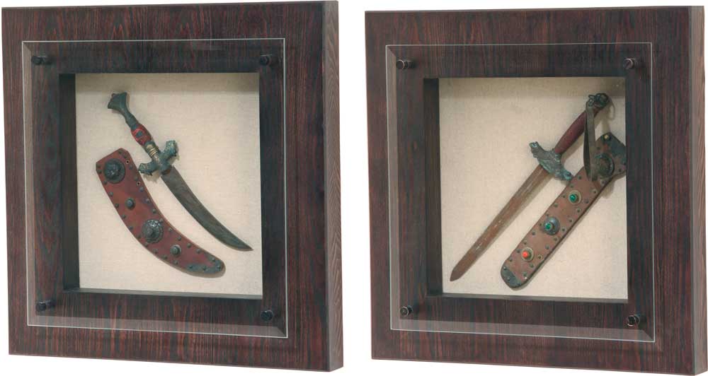Fotogenlampa Tibetansk kniv 2 tavlor, 107530