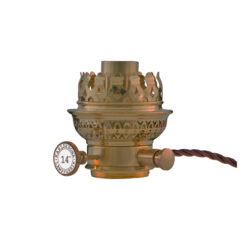 Imitationsbrännare 14’’’ E14, antik, textilsladd, 3786H2P