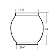 Lampglas till Stallykta