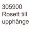 Rosett som sitter mellan länkarmarna 305900