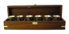 Snapsglas 6 st i Rosewood ask 3596