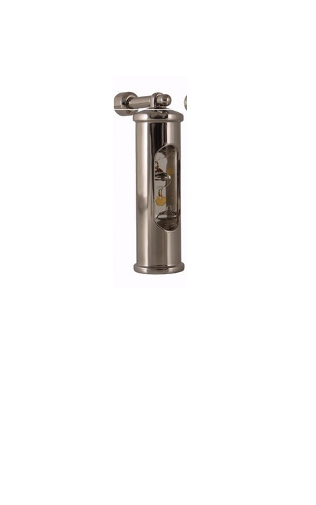 Fotogenlampa Stormglas rostfri design Stig Larsen 1982