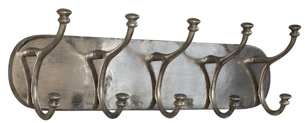 Fotogenlampa Klädhängare, 5krokar längd 75 cm antik silverfinish  551218