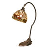 Tiffany Malva Skrivbordslampa 13 cm, Nostalgia Design B78-13