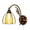 Tiffany Coupe Amber Vägglampa 12 cm, Nostalgia Design