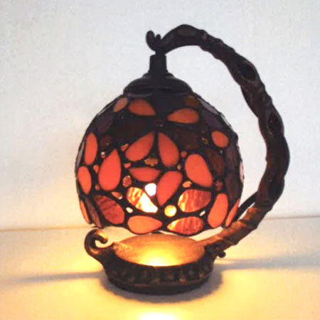 Tiffany Pralin Bordslampa 12 cm, Nostalgia Design - Bild 2