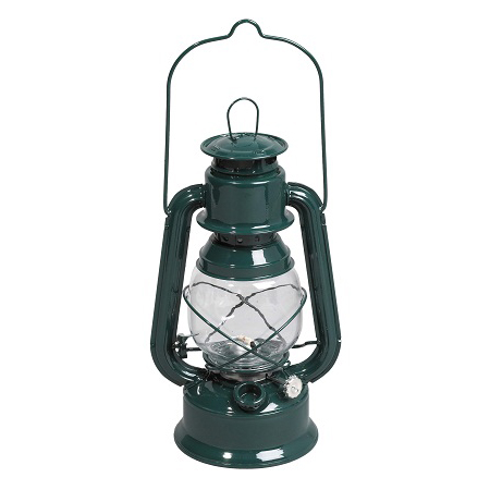 Fotogenlampa Guillouard hurricane lantern, Mörk grön