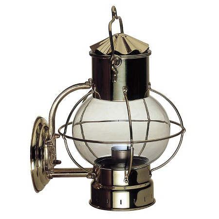 Fotogenlampa EL, Lanterna väggmonterad mässing 8713/E