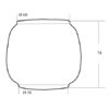 Lampglas till Petromax stallykta, HL1-K, G-HL1-K
