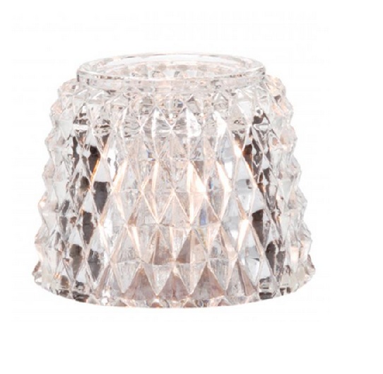 Fotogenlampa Hollowick Cocktail Diamant Lampglas 33C