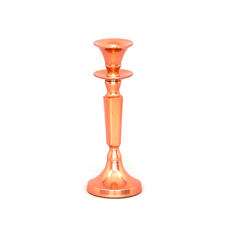 Fotogenlampa Ljusstake kopparfärg 20 cm 20085