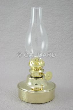 Fotogenlampa Mässingslampa blank Marin2 från GAUDARD höjd 195mm LM2/A