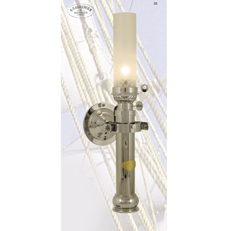Fotogenlampa EL, Ships lamp krom 520202