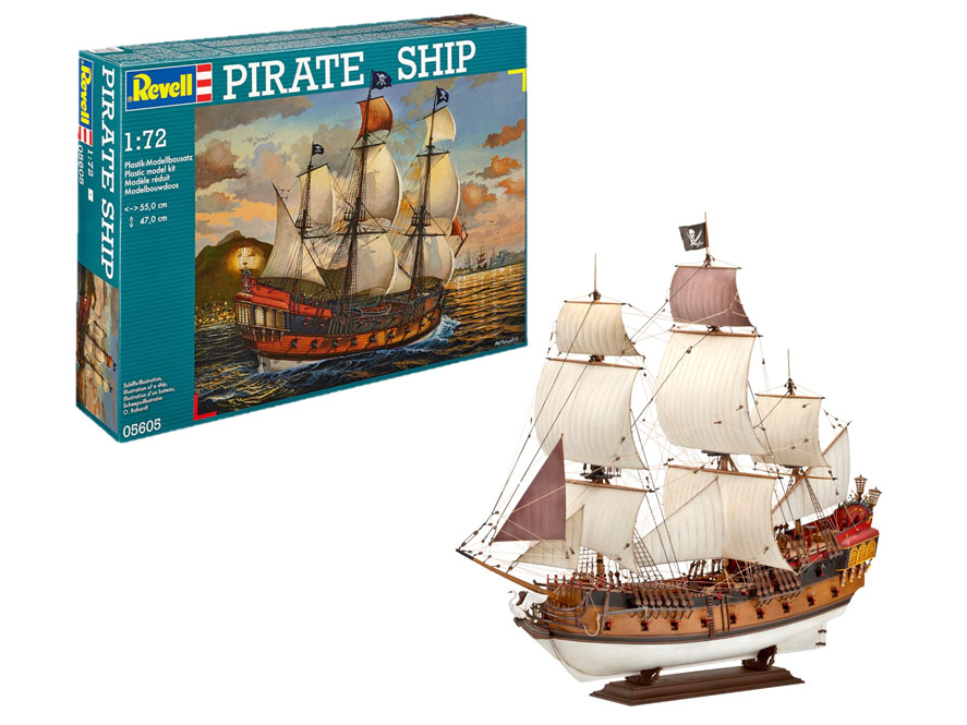 Byggmodell segelbåt - Pirate ship - 1:72 - Revell